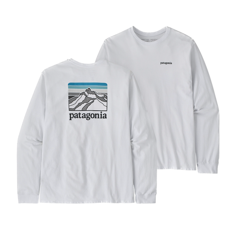 Patagonia Line Logo Ridge Responsibili Tee - WHI