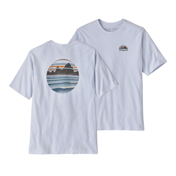 Patagonia Skyline Stencil Responsibili-Tee - WHITE (Back Front)