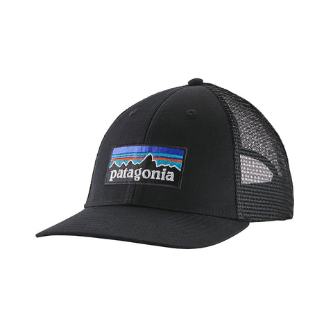 Patagonia P-6 Logo Lopro Trucker Hat - BLK (3/4 Front)