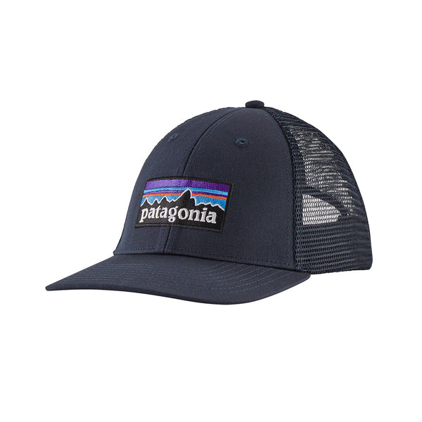 Patagonia P-6 Logo Lopro Trucker Hat - NVYB (Front 3/4)
