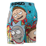 PSD Underwear Rick and Morty Destruction Boxer Brief Back