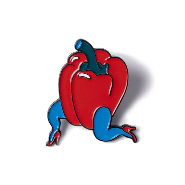 Parra Bell Pepper Enamel Pin - Red