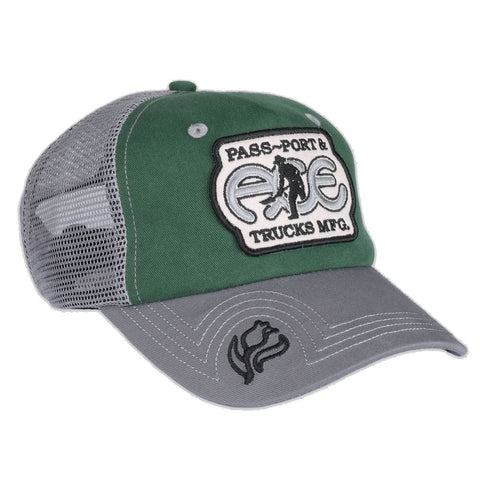 Passport x Ace Packers Trucker Cap - Green/Steel