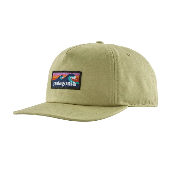 Patagonia Boardshort Label Funfarer Cap - Gumtree Green (38278 GMTG) Front