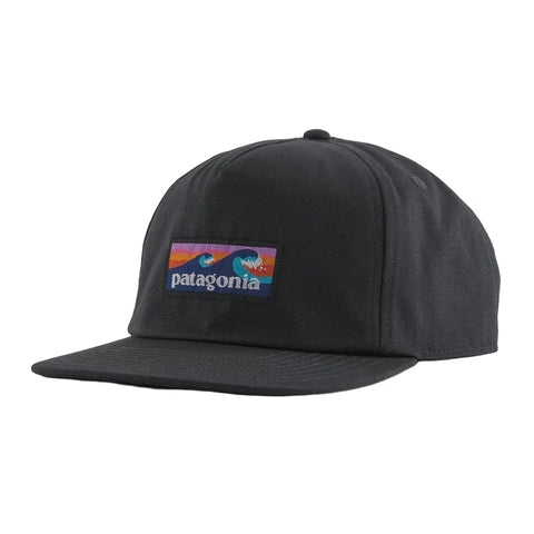Patagonia Boardshort Label Funfarer Cap - Ink Black (38278 INBK) Front