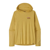 Patagonia Capilene Cool Sun Daily Hoody 73 Skyline - Limestone Yellow Light Limestone Yellow X-Dye (45469 LMYX) Front