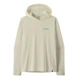 Patagonia Capilene Cool Sun Daily Hoody Boardshort Logo - Dyno White (45470 DYWH) Front
