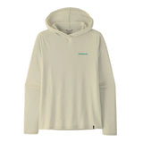 Patagonia Capilene Cool Sun Daily Hoody Casting Logo - Dyno White (45467 DYWH) Front