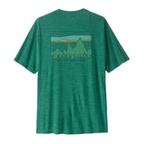 Patagonia Capilene Cool Daily Shirt - '73 Skyline: Gem Green/Light Gem Green X-Dye (45478 GMLX) Back