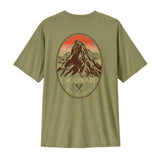 Patagonia Capilene Cool Daily Shirt - 'Chouinard Crest: Gumtree Green/Light Gumtree Green X-Dye (45480 GGNX) Back