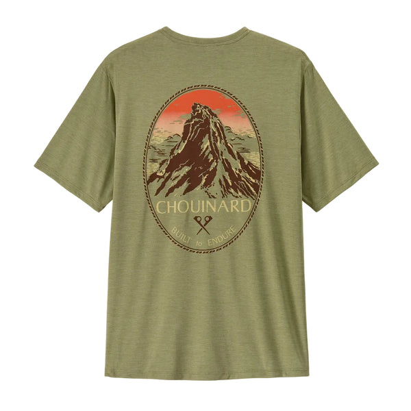 Patagonia Capilene Cool Daily Shirt - 'Chouinard Crest: Gumtree Green/Light Gumtree Green X-Dye (45480 GGNX) Back