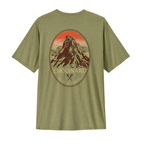 Patagonia Capilene Cool Daily Shirt - 'Chouinard Crest: Gumtree Green/Light Gumtree Green X-Dye (45480 GGNX) Back