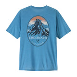 Patagonia Capilene Cool Daily Shirt - 'Chouinard Crest: Shore Blue/Light Shore Blue X-Dye (45480 SHRX) Back