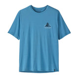 Patagonia Capilene Cool Daily Shirt - 'Chouinard Crest: Shore Blue/Light Shore Blue X-Dye (45480 SHRX) Front