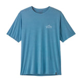 Patagonia Capilene Cool Daily Shirt - Cloud Crag: Shore Blue/Light Shore Blue X-Dye (45477 SHRX) Front