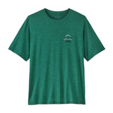 Patagonia Capilene Cool Daily Shirt - Great Waves: Gem Green/Light Gem Green X-Dye (45456 GMLX) Front