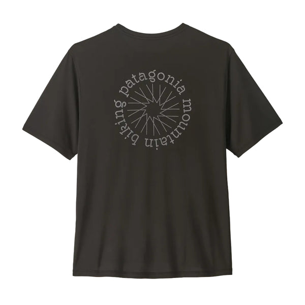 Patagonia Capilene Cool Daily Shirt - Spoke Stencil: Black (45490 BLK) Back