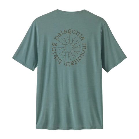 Patagonia Capilene Cool Daily Shirt - Spoke Stencil: Blue Sage/Light Blue Sage X-Dye (45490 BSLX) Back