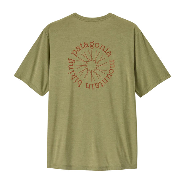 Patagonia Capilene Cool Daily Shirt - Spoke Stencil: Gumtree Green/Light Gumtree Green X-Dye (45490 GGNX) Back