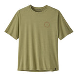 Patagonia Capilene Cool Daily Shirt - Spoke Stencil: Gumtree Green/Light Gumtree Green X-Dye (45490 GGNX) Front