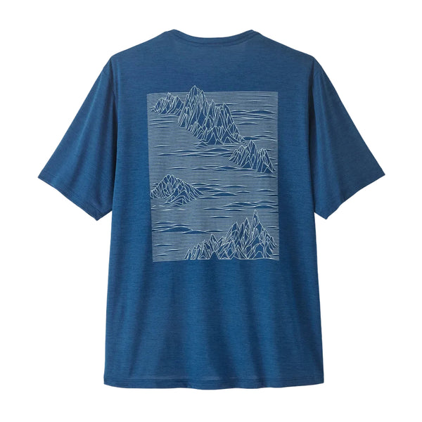 Patagonia Capilene Cool Daily Shirt - Strataspire: Clement Blue/Light Clement Blue X-Dye (45479 CMBX) Back