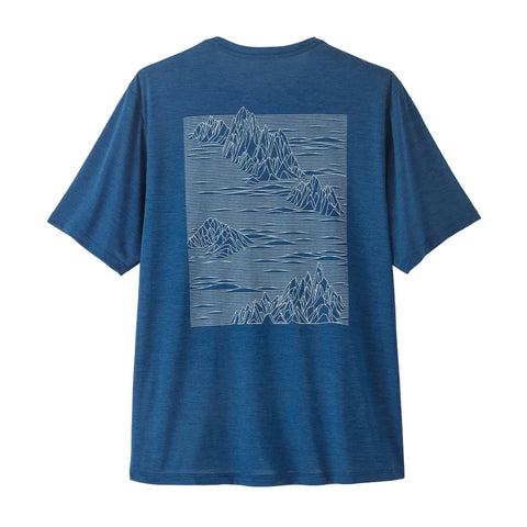 Patagonia Capilene Cool Daily Shirt - Strataspire: Clement Blue/Light Clement Blue X-Dye (45479 CMBX) Back