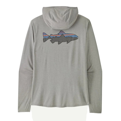 Patagonia Capilene Cool Sun Hoody Fitz Roy Trout - Crisp Grey Salt Grey X-Dye (44937 CGSX) Back
