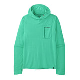 Patagonia Capilene Cool Sun Hoody Peak Visions - Aqua Stone - Early Teal X-Dye (44939 AQTX) Front