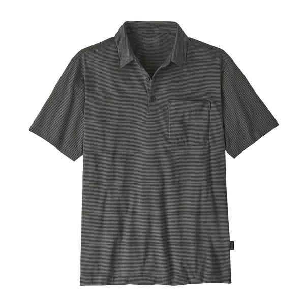 Patagonia Daily Polo - Fathom Stripe/Forge Grey (53251 FMSG) Front