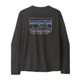 Patagonia L/S Capilene Cool Daily Graphic Shirt - '73 Skyline: Black (45190 BLK) Back