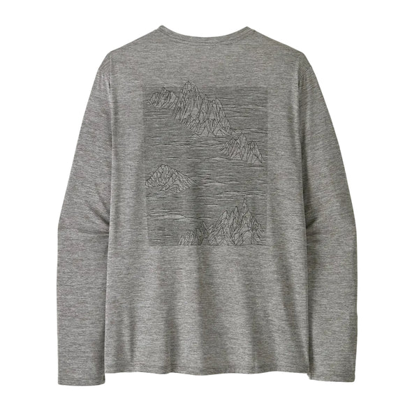 Patagonia L/S Capilene Cool Daily Shirt - Strataspire: Feather Grey (45455 FEA) Back