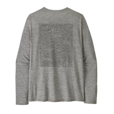 Patagonia L/S Capilene Cool Daily Shirt - Strataspire: Feather Grey (45455 FEA) Back