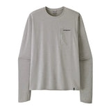 Patagonia L/S Capilene Cool Sun Shirt Fitz Roy Trout - Crisp Grey Salt Grey X-Dye (44932 CGSX) Front
