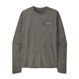 Patagonia L/S Capilene Cool Sun Shirt Peak Visions - Forge Grey Noble Grey X-Dye (44934 FGNX) Front