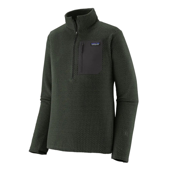 Patagonia R1 Air Fleece Zip-Neck - Old Growth Green (40246 OLGG) Front