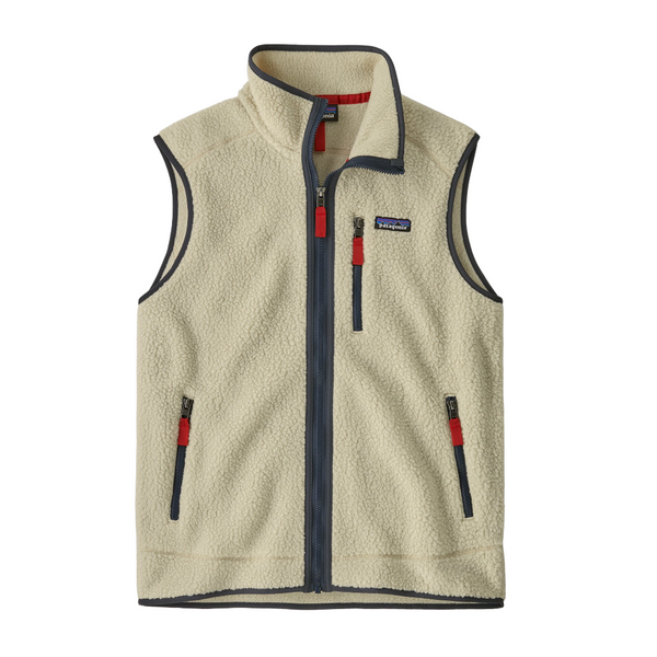 Patagonia Retro Pile Vest - Pelican/Smolder Blue PNSM Front