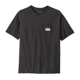 Patagonia M's Water People Organic Pocket T-Shirt - Water People Banner: Ink Black (37734 WPIB) Front