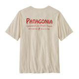 Patagonia M's Water People Organic Pocket T-Shirt - Water People Banner: Undyed Natural (37734 WPNL) Back