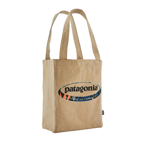 Patagonia Recycled Market Tote - '95 Oval Logo: Classic Tan (59250 OLCC) Front