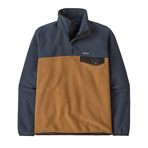 Patagonia Lightweight Synchilla Snap-T Fleece Pullover - Deer Brown (DRBN) Front