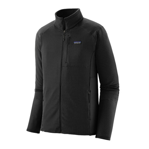 Patagonia Men's R1 Fleece Jacket - Black BLK Front