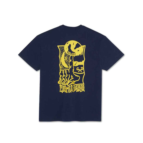 Polar Cosmic S/S Tee - Dark Blue Back