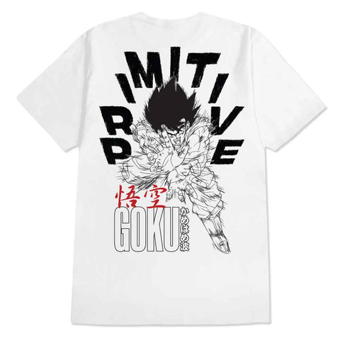 Primitive x DBZ Goku Energy S/S Tee - White