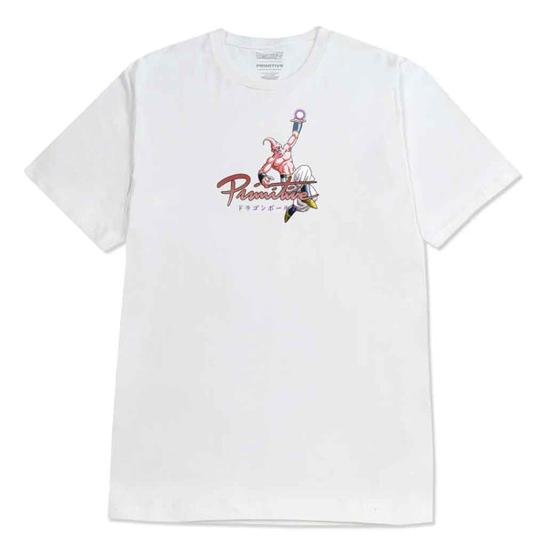 Primitive x DBZ Nuevo Buu S/S Tee - White