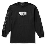 Primitive x DBZ Vengeance L/S Tee - Black Front