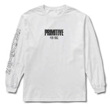 Primitive x DBZ Vengeance L/S Tee - White Front