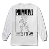 Primitive x DBZ Vengeance L/S Tee - White