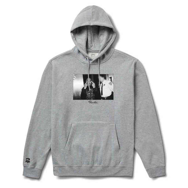 Primitive x Tupac Icon Hood - Heather Grey