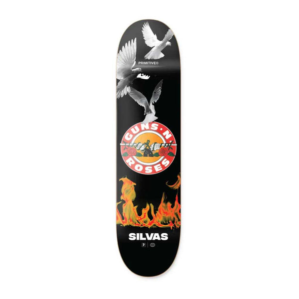 Primitive x Guns N' Roses Silvas Next Door 8.38" Deck - Black