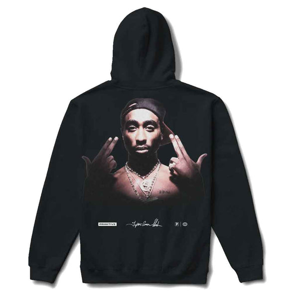 Primitive x Tupac Stay Up Hood - Black Back